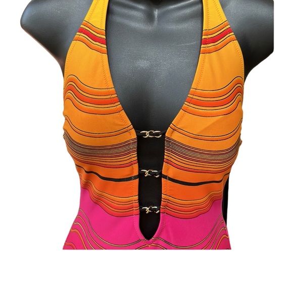 GOTTEX one piece vintage swimsuit & matching cover up, size 8, EUC - Picture 4 of 14